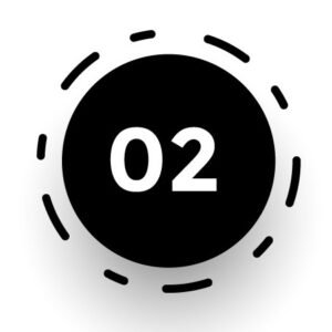 circular bullet points numbers from one to twelve